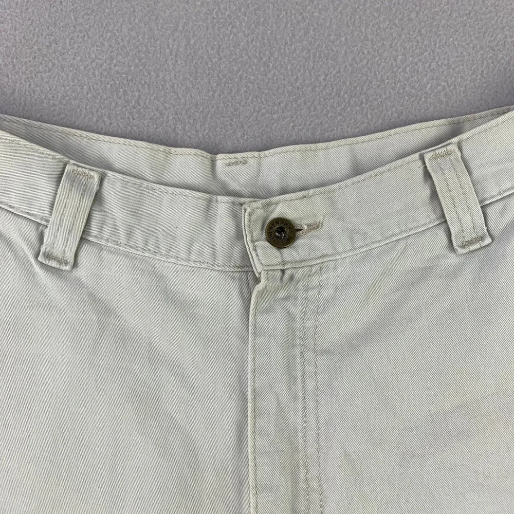 Vintage Lee Denim Carpenter Shorts Women 31 Beige Casual Workwear Utility